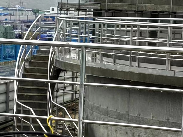 不銹鋼護欄工程案例——惠州水廠工程